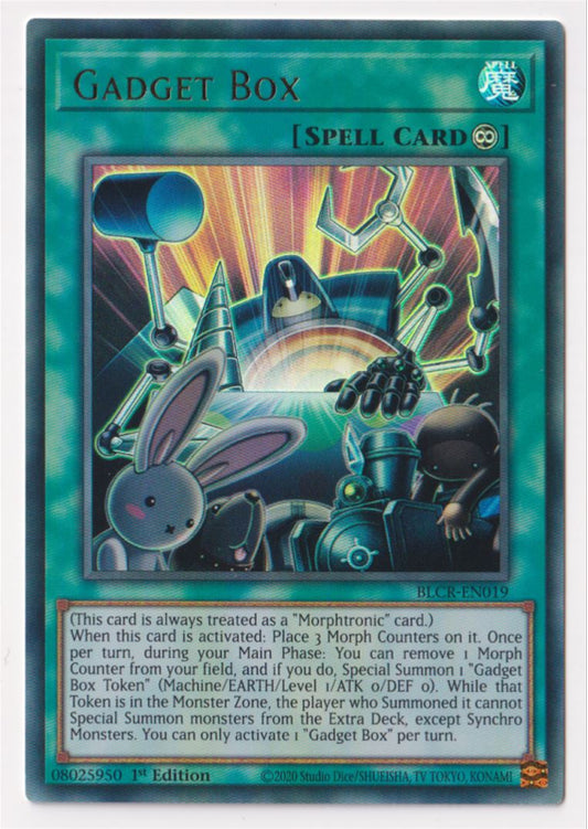 Yu-Gi-Oh TCG Gadget Box BLCR-EN019 (1st Edition)