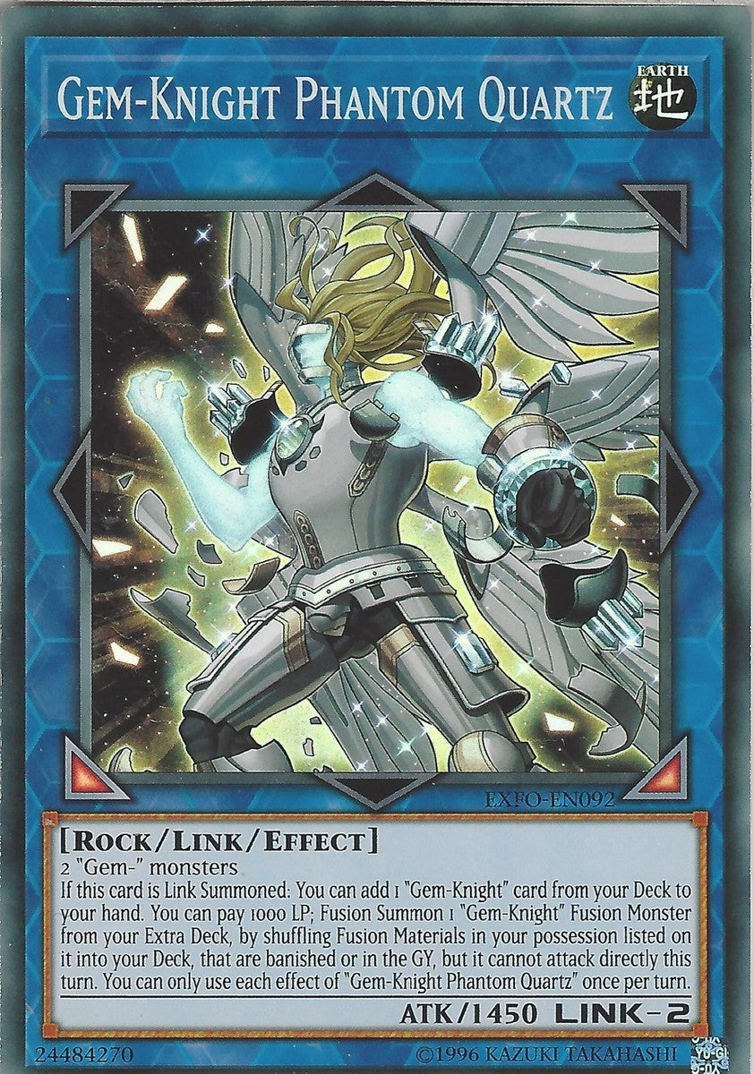 Yu-Gi-Oh TCG Gem-Knight Phantom Quartz EXFO-EN092 (1st Edition)
