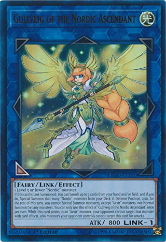 Yu-Gi-Oh TCG Gullveig of the Nordic Ascendant LEHD-ENB00 (1st Edition)