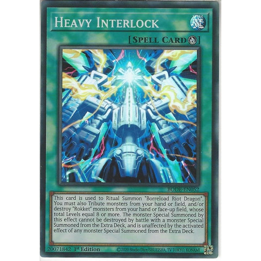 Yu-Gi-Oh TCG Heavy Interlock BODE-EN052 (1st Edition)