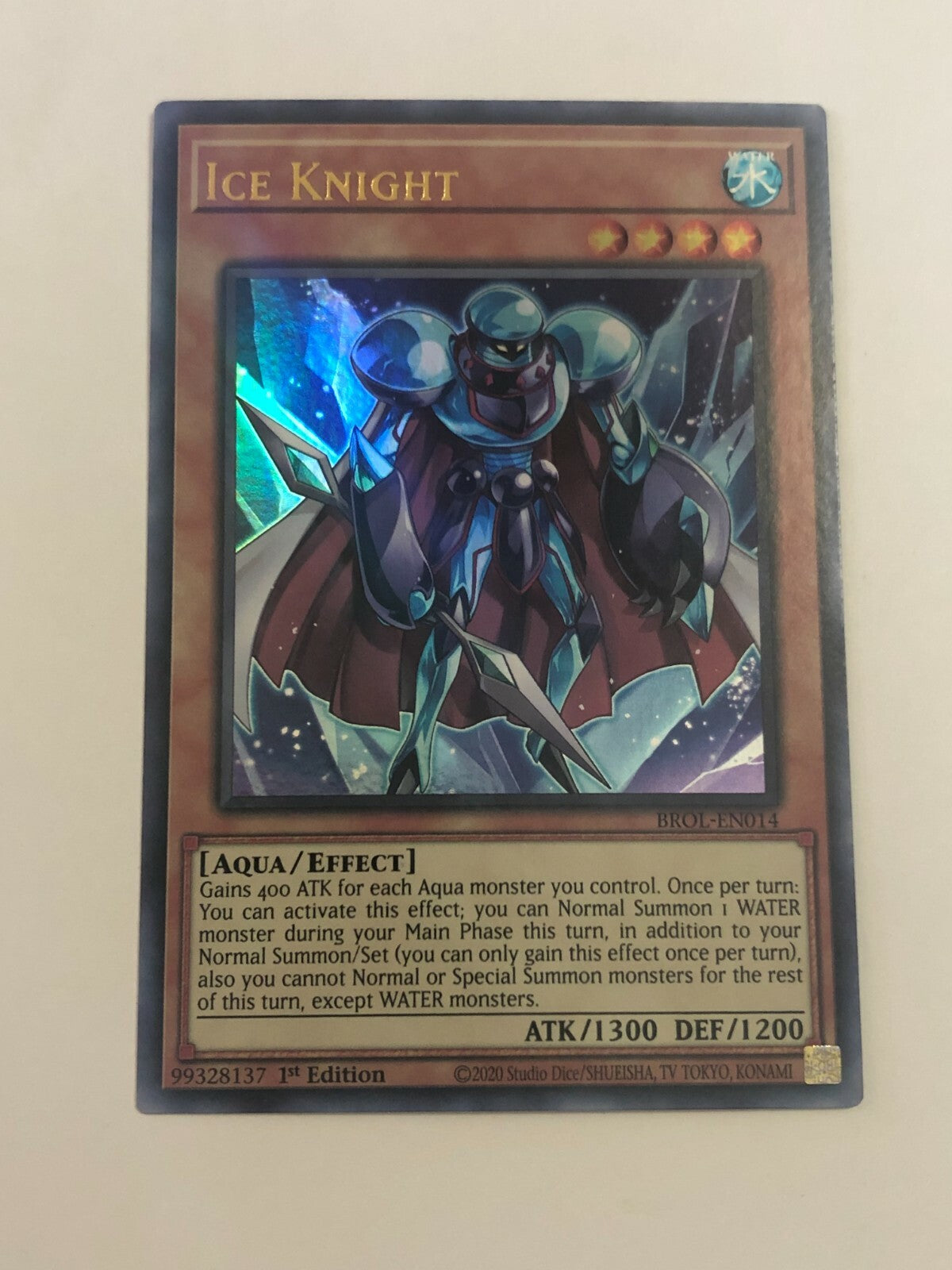 Yu-Gi-Oh! TCG Ice Knight BROL-EN014 (1st Edition)