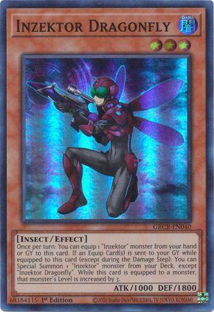 Yu-Gi-Oh TCG Inzektor Dragonfly GRCR-EN040 (1st Edition)