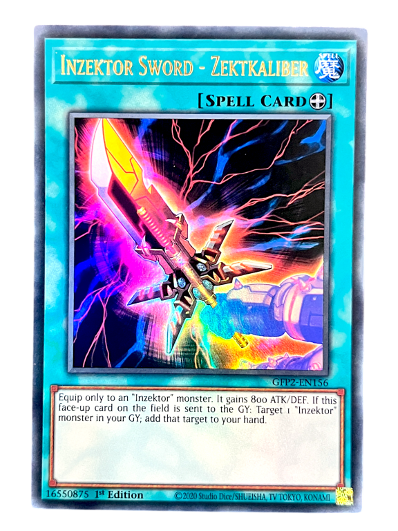 Yu-Gi-Oh TCG Inzektor Sword - Zektkaliber GFP2-EN156 (1st Edition)