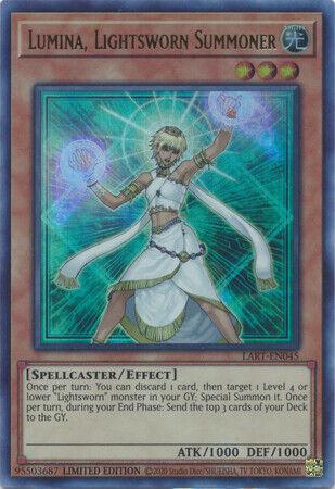 Yu-Gi-Oh TCG Lumina, Lightsworn Summoner LART-EN045 (Not Sealed)