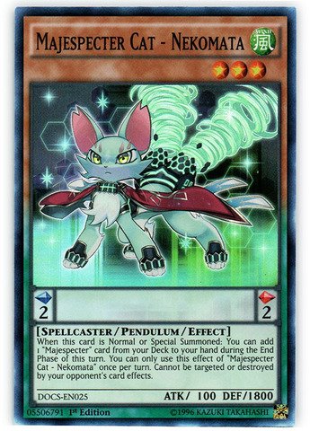 Yu-Gi-Oh TCG Majespecter Cat - Nekomata MP16-EN125 (1st Edition)