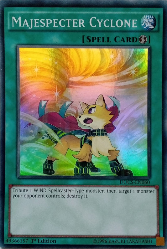 Yu-Gi-Oh TCG Majespecter Cyclone DOCS-EN060 (1st Edition)