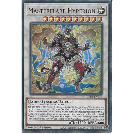Yu-Gi-Oh TCG Masterflare Hyperion GFP2-EN010 (1st Edition)