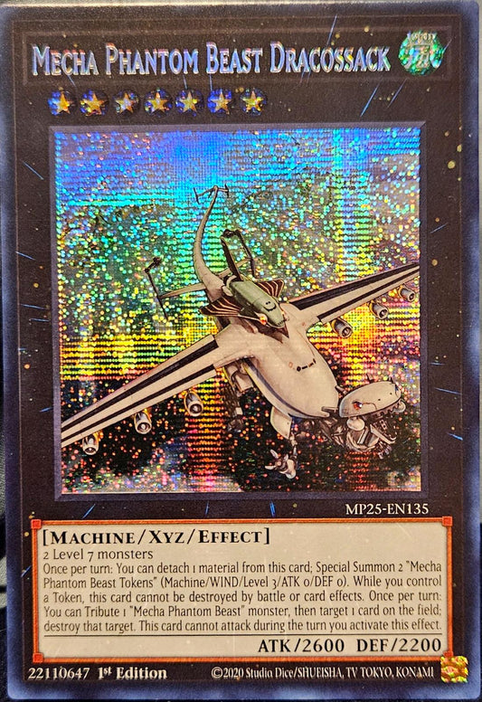 Yu-Gi-Oh TCG Mecha Phantom Beast Dracossack MP25-EN135