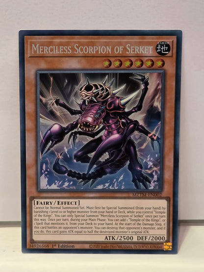 Yu-Gi-Oh TCG Merciless Scorpion of Serket MZTM-EN002