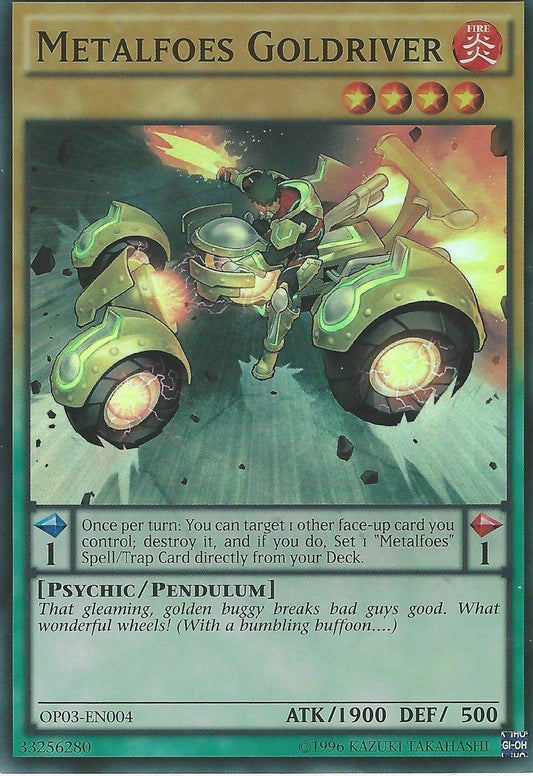 Yu-Gi-Oh TCG Metalfoes Goldriver OP03-EN004