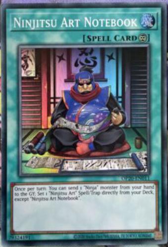 Yu-Gi-Oh TCG Ninjitsu Art Notebook OP20-EN011