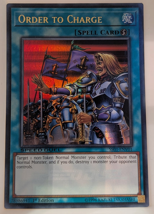 Yu-Gi-Oh TCG Order to Charge SS03-ENV01 (Speed Duel)