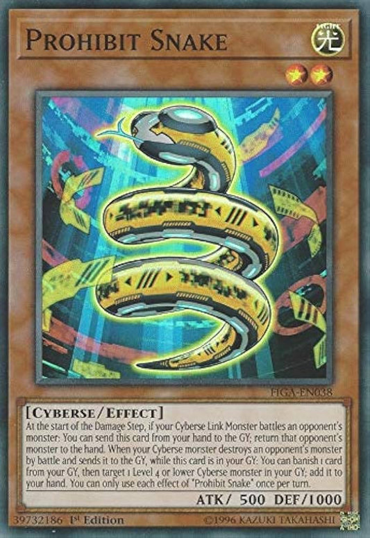 Yu-Gi-Oh TCG Prohibit Snake FIGA-EN038
