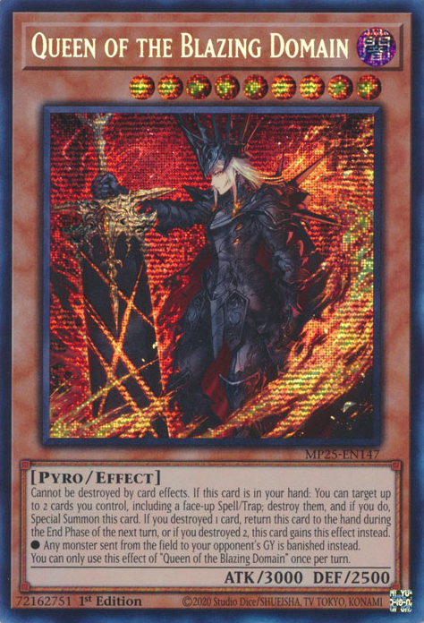 Yu-Gi-Oh TCG Queen of the Blazing Domain MP25-EN147