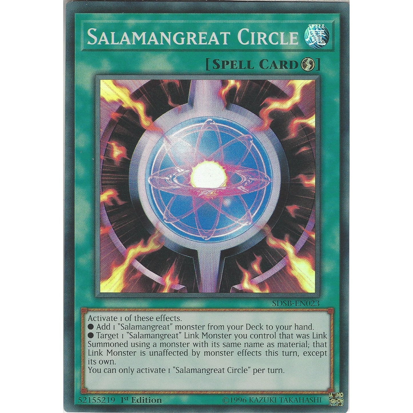 Yu-Gi-Oh TCG Salamangreat Circle SDSB-EN023 (1st Edition)
