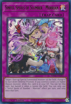 Yu-Gi-Oh TCG Sinful Spoils of Slumber - Morrian MP25-EN202