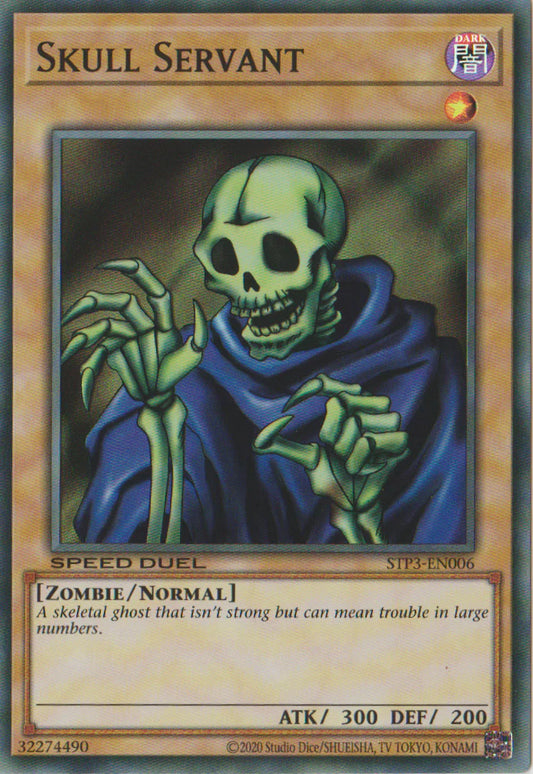 Yu-Gi-Oh TCG Skull Servant STP3-EN006 (Speed Duel)