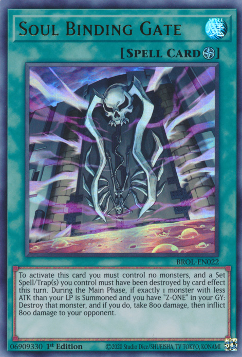 Yu-Gi-Oh TCG Soul Binding Gate BROL-EN022