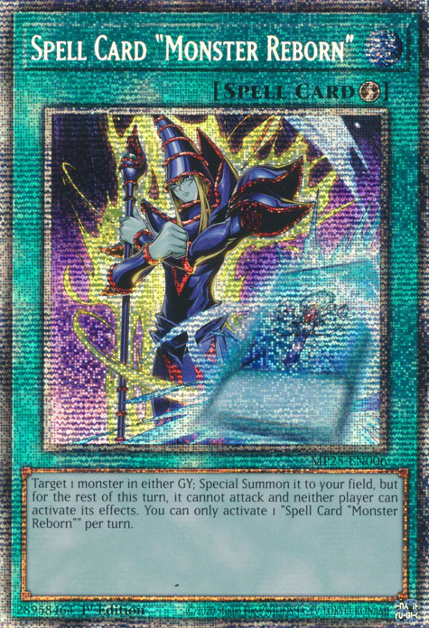 Yu-Gi-Oh TCG Spell Card "Monster Reborn" MP25-EN006