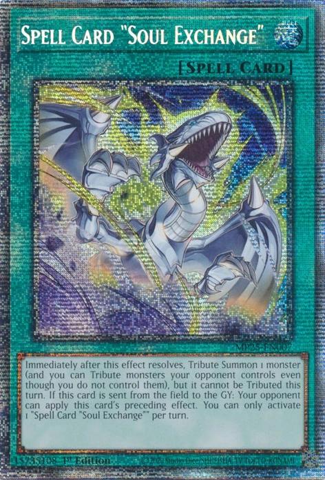 Yu-Gi-Oh TCG Spell Card "Soul Exchange" MP25-EN007