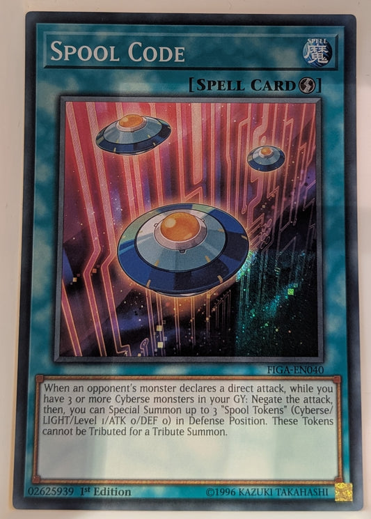 Yu-Gi-Oh TCG Spool Code FIGA-EN040