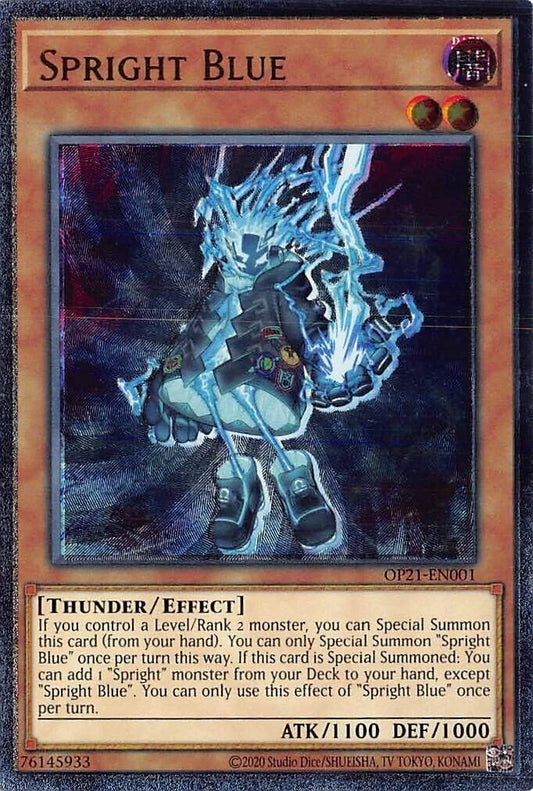 Yu-Gi-Oh TCG Spright Blue OP21-EN001 (Ultimate)