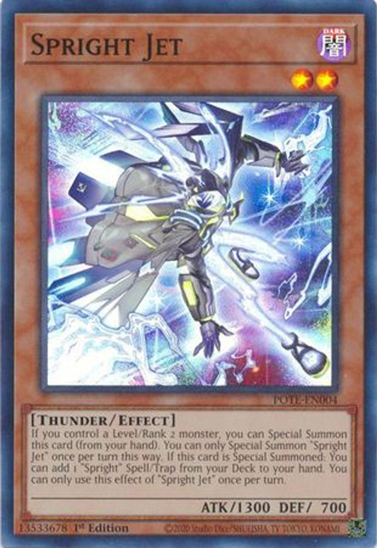 Yu-Gi-Oh TCG Spright Jet POTE-EN004 (1st Edition)