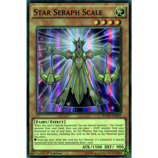 Yu-Gi-Oh TCG Star Seraph Scale WSUP-EN019 (1st Edition)