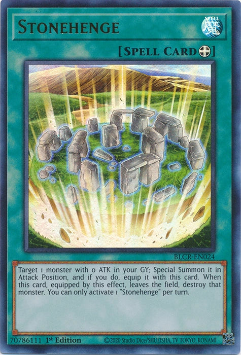 Yu-Gi-Oh TCG Stonehenge BLCR-EN024 (1st Edition)