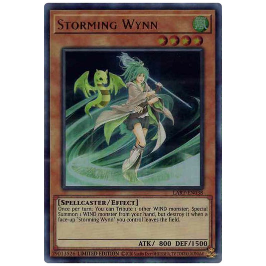 Yu-Gi-Oh TCG Storming Wynn LART-EN038 (Lost Art Promo, Limited Edition, Sealed)
