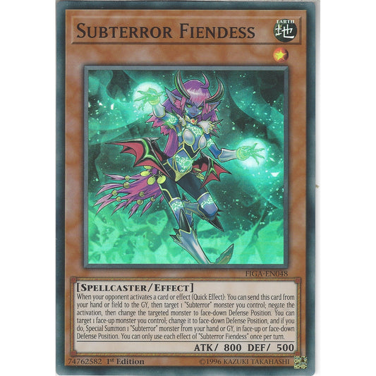 Yu-Gi-Oh TCG Subterror Fiendess FIGA-EN048 (1st Edition)