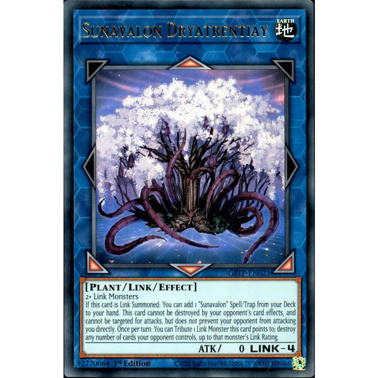 Yu-Gi-Oh TCG Sunavalon Dryatrentiay GFTP-EN021