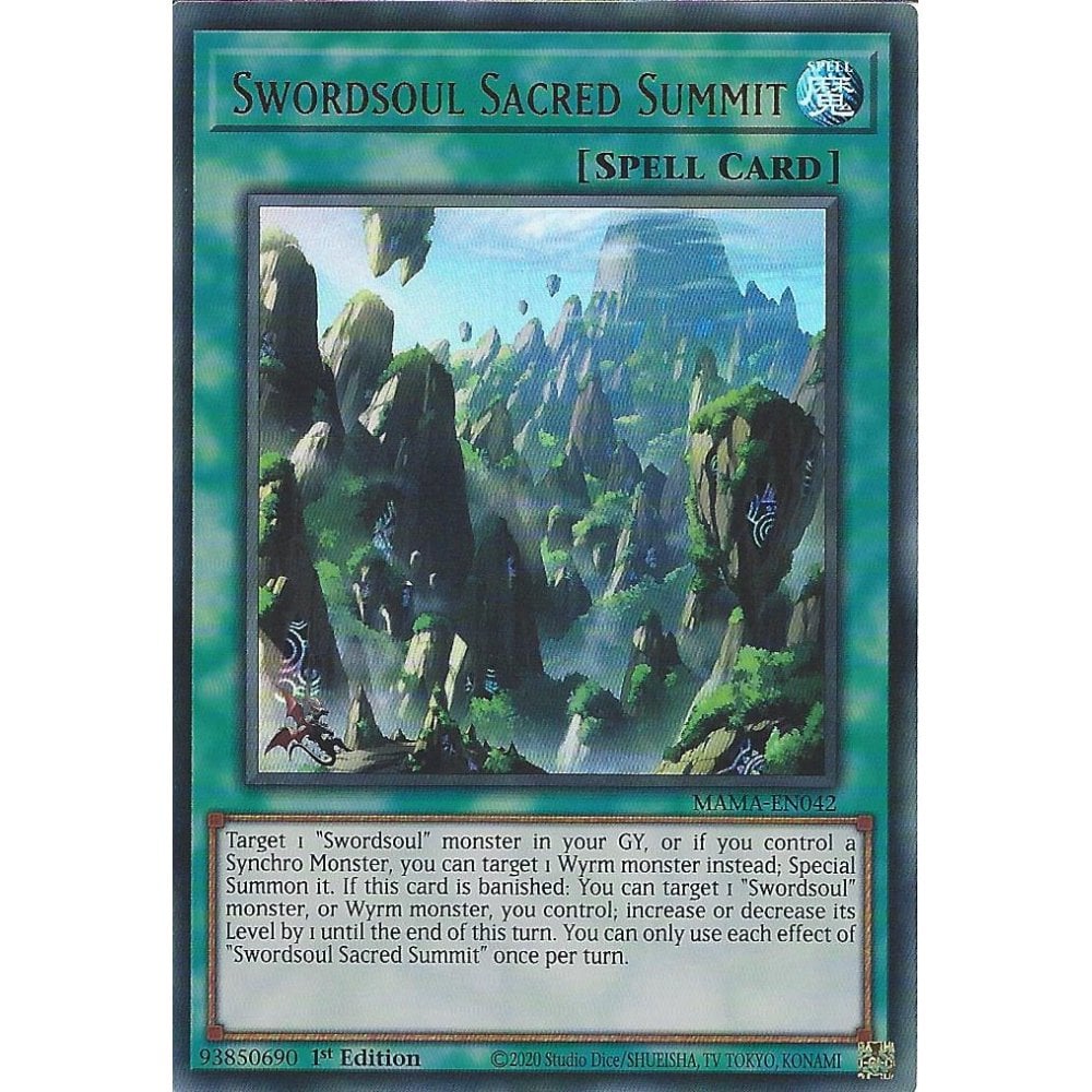 Yu-Gi-Oh TCG Swordsoul Sacred Summit MAMA-EN042 (1st Edition)