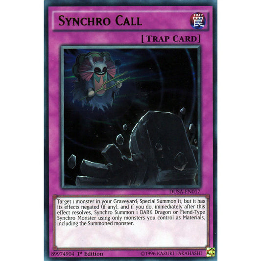 Yu-Gi-Oh TCG Synchro Call DUSA-EN017 (1st Edition)