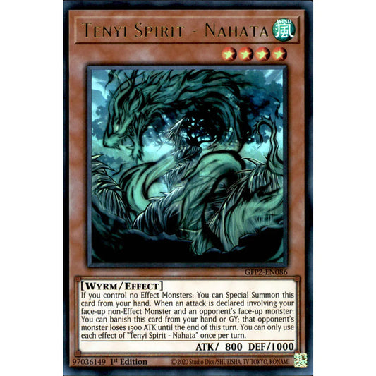 Yu-Gi-Oh TCG Tenyi Spirit - Nahata GFP2-EN086 (1st Edition)