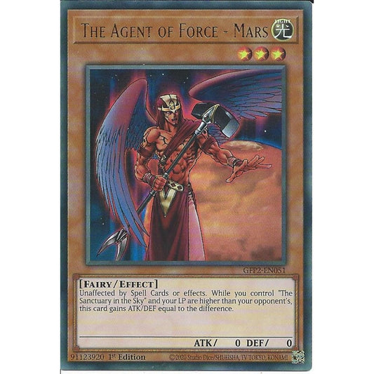 Yu-Gi-Oh TCG The Agent of Force - Mars GFP2-EN051 (1st Edition)