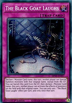 Yu-Gi-Oh TCG The Black Goat Laughs MP25-EN057 (1st Edition)