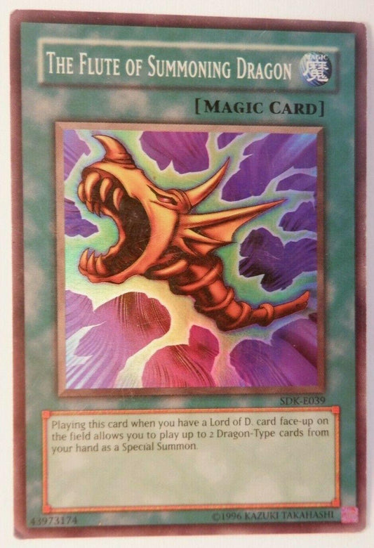 Yu-Gi-Oh TCG The Flute of Summoning Dragon SDK-E039