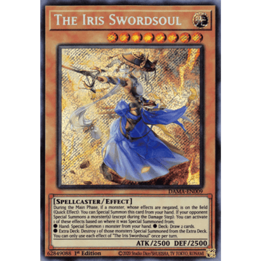 Yu-Gi-Oh TCG The Iris Swordsoul DAMA-EN009 (1st Edition)