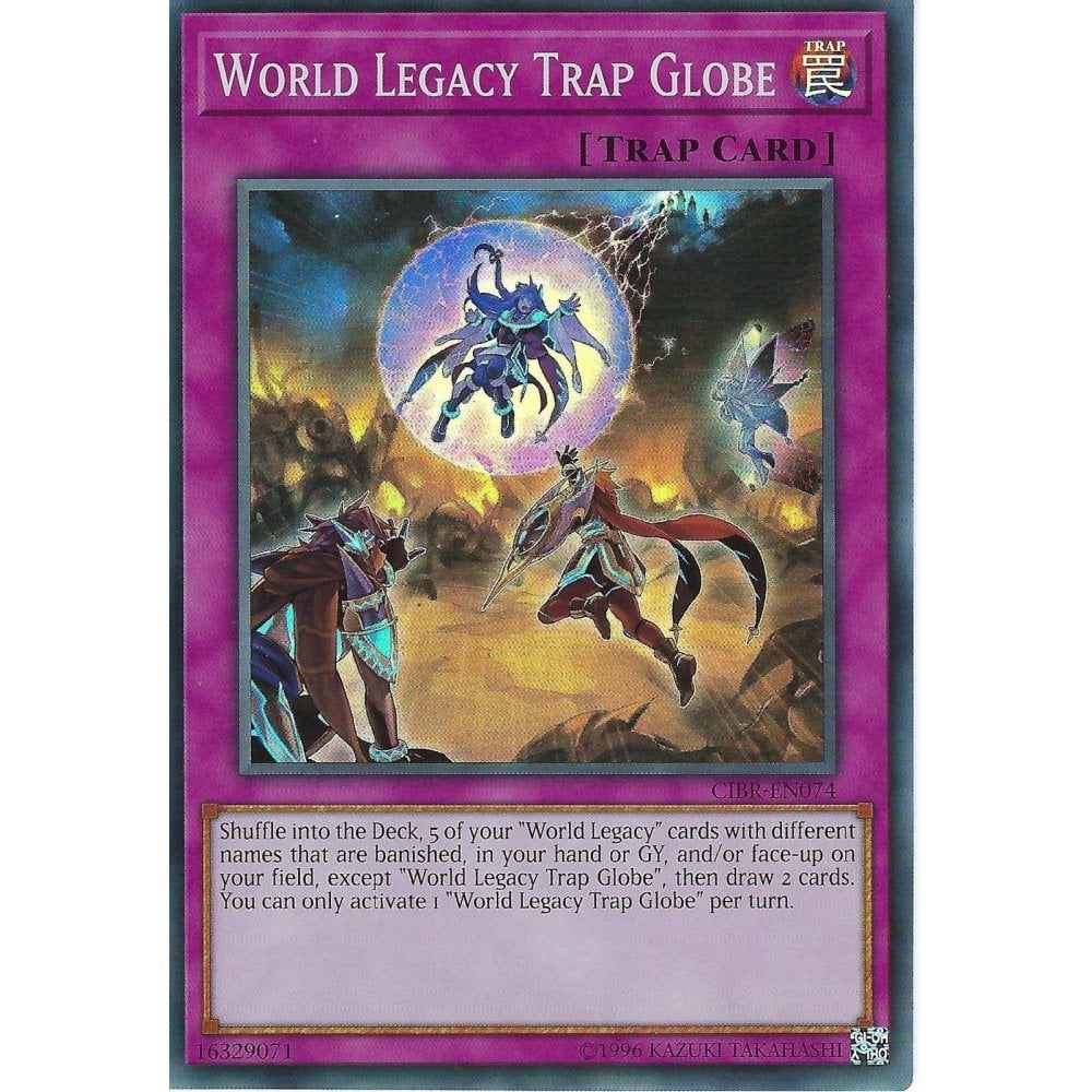 Yu-Gi-Oh TCG World Legacy Trap Globe CIBR-EN074 (1st Edition)