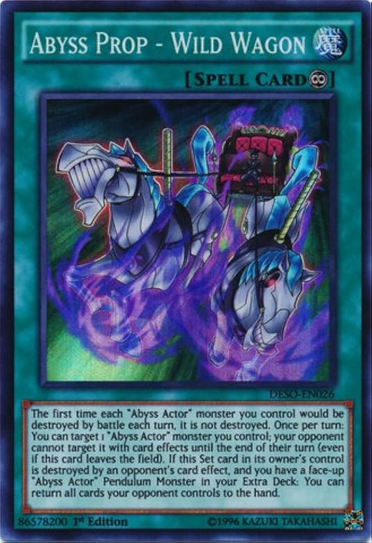 Yu-Gi-Oh! TCG Abyss Prop - Wild Wagon DESO-EN026 (1st Edition)
