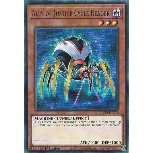 Yu-Gi-Oh! TCG Ally of Justice Cycle Reader MP25-EN278 (1st Edition)