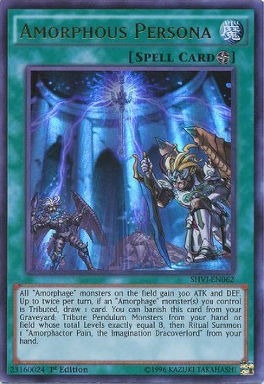 Yu-Gi-Oh! TCG Amorphous Persona SHVI-EN062 (1st Edition)