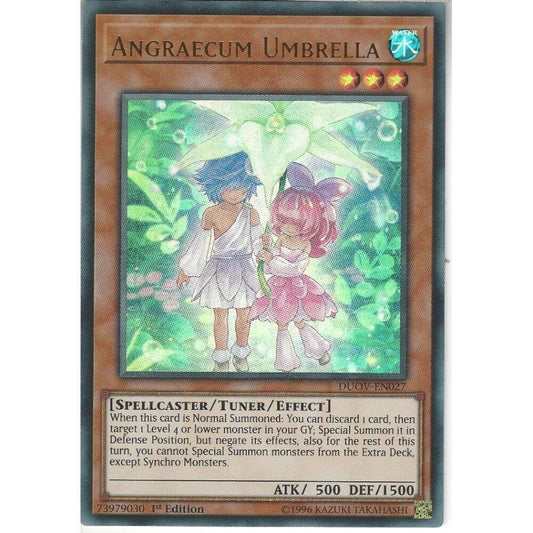 Yu-Gi-Oh! TCG Angraecum Umbrella DUOV-EN027 (1st Edition)