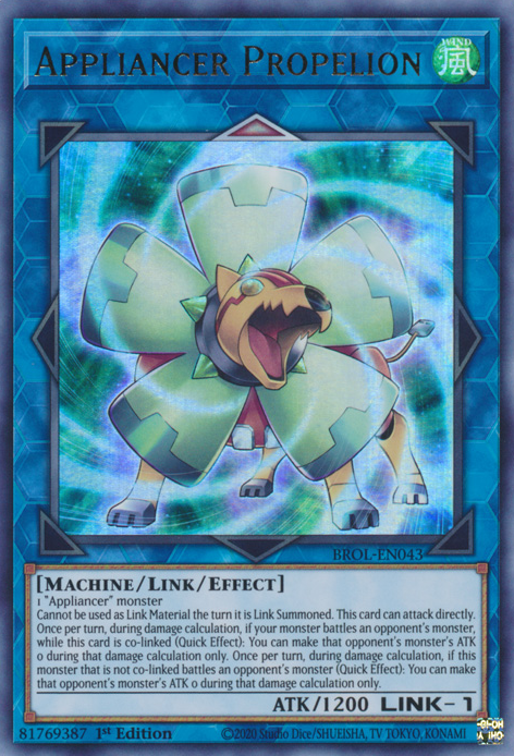 Yu-Gi-Oh! TCG Appliancer Propelion BROL-EN043 (1st Edition)