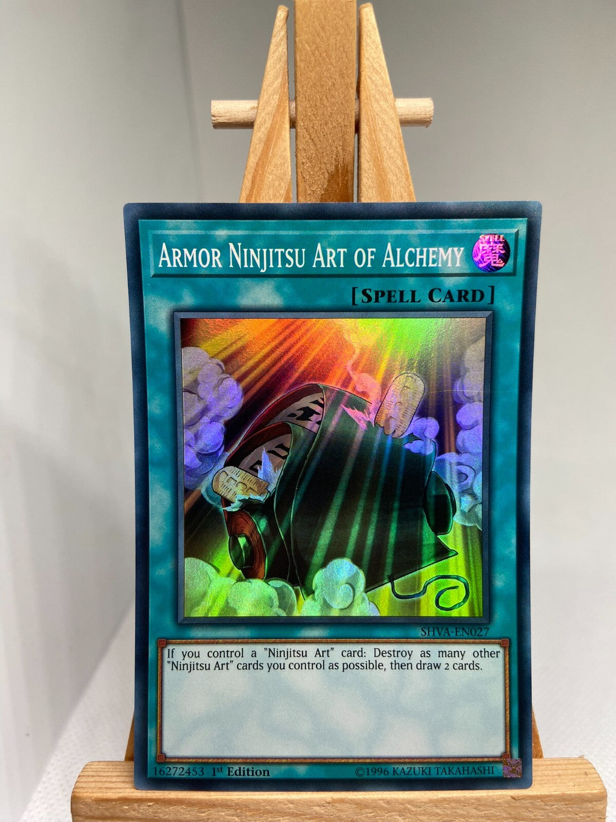 Yu-Gi-Oh! TCG Armor Ninjitsu Art of Alchemy SHVA-EN077 (1st Edition)