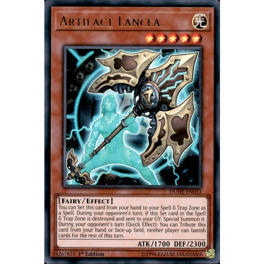 Yu-Gi-Oh! TCG Artifact Lancea DUDE-EN033 (1st Edition)