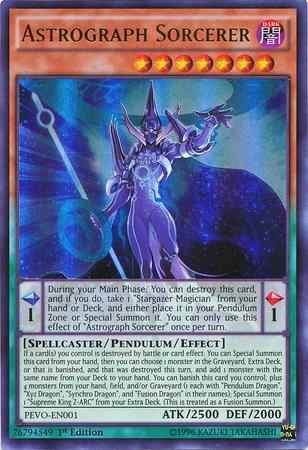 Yu-Gi-Oh! TCG Astrograph Sorcerer PEVO-EN001 (1st Edition)
