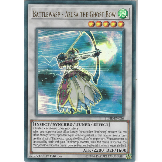 Yu-Gi-Oh! TCG Battlewasp - Azusa the Ghost Bow BLHR-EN036 (1st Edition)