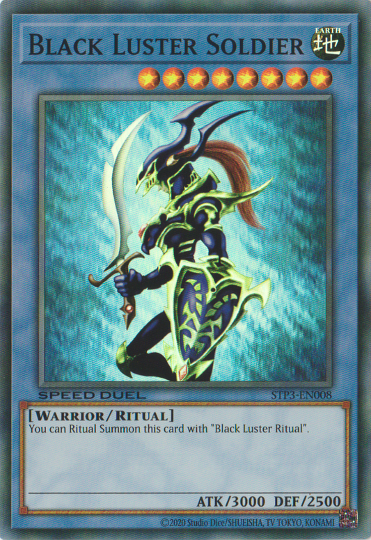 Yu-Gi-Oh! TCG Black Luster Soldier STP3-EN008 (Speed Duel)
